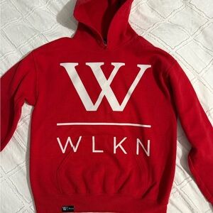 Red Men's Hoodie Sweater